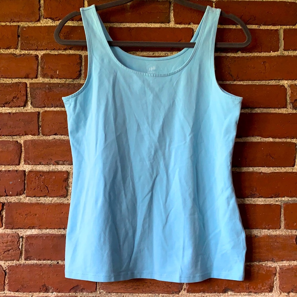 J. Jill Sky Blue Tank Top